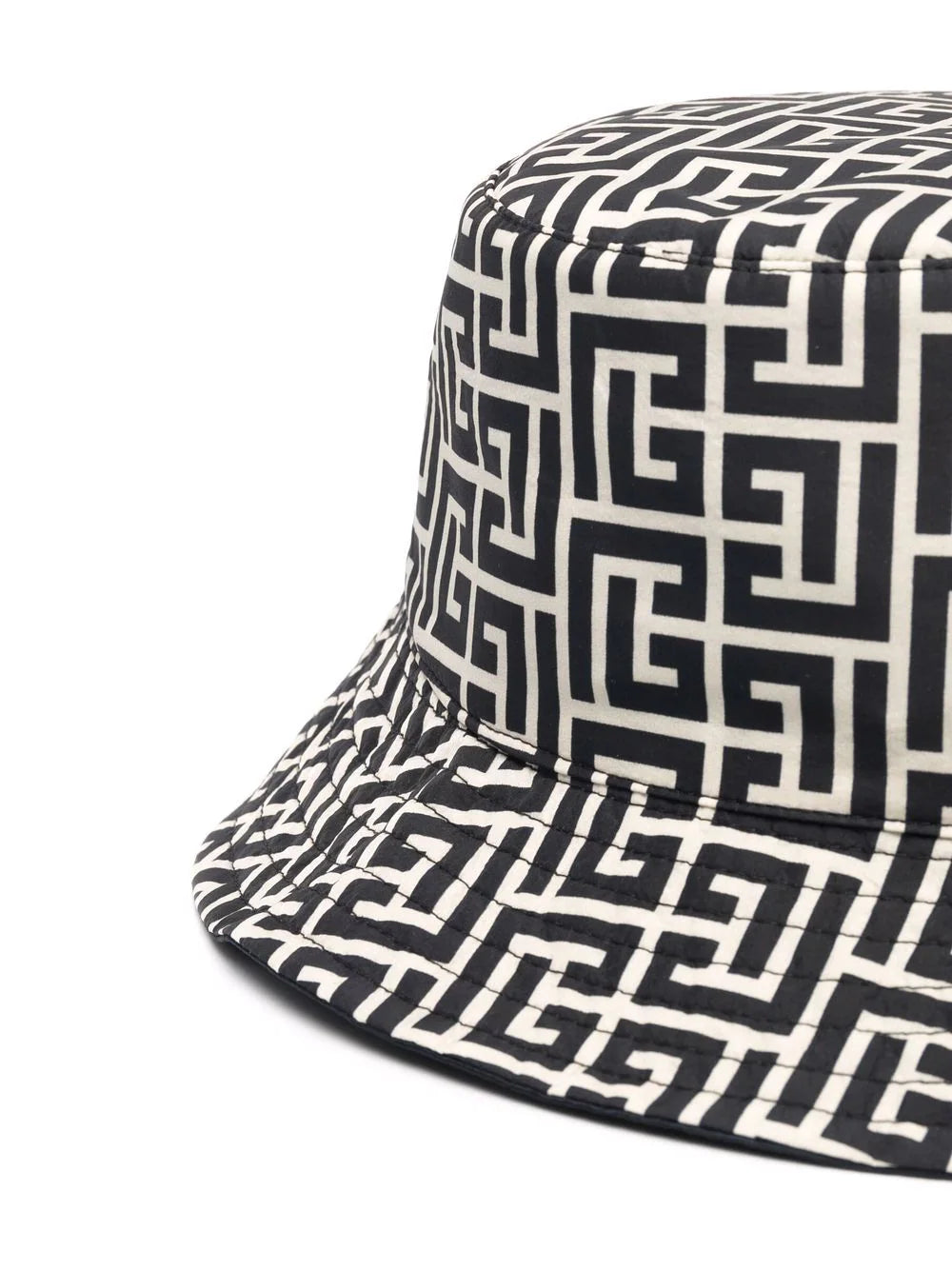 Balmain Chapéu bucket com padronagem monogramada