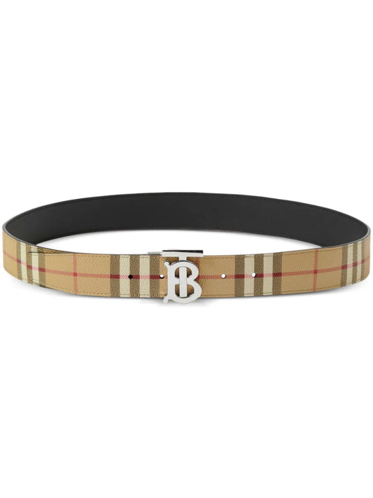 Burberry Cinto dupla face Vintage Check