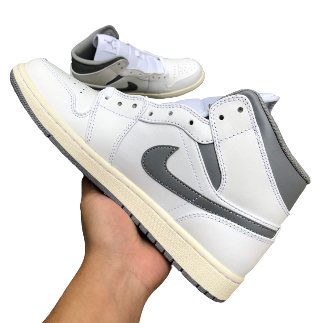 Jordan 1 Mid Neutral Grey