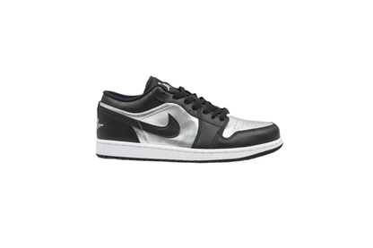 Jordan 1 Low Black Metallic Silver