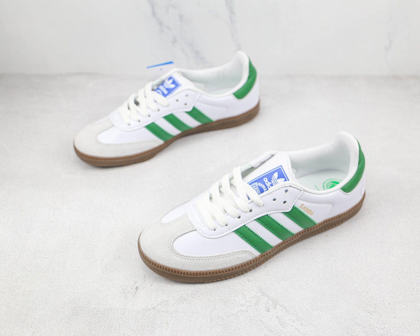 Adidas Samba Sport Rich White Green