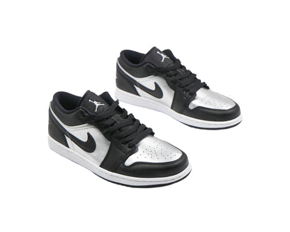 Jordan 1 Low Black Metallic Silver