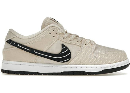 Nike SB Dunk Low Albino e Preto Jiu-Jitsu